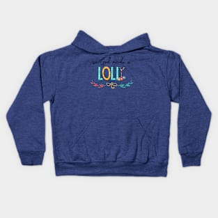 So God Made A Lolly Happy Mother's Day Kids Hoodie